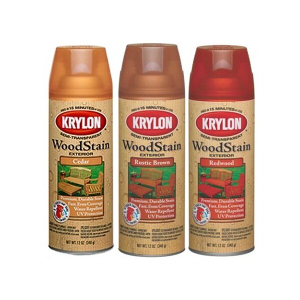 Krylon Stain Wood Oil Ext Cedar 12Oz K03601000 Zoro